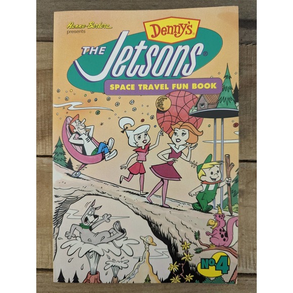 Vtg 1992 Denny's Hanna-Barbera Presents The Jetsons Space Travel Fun Book No. 4 - Picture 2 of 10